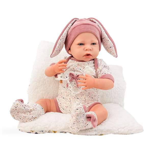 Berjuan 18221-26 - Poupée reborn Sweet Essential body estampé, 45 cm, en espagnol, pour 36 mois et plus Berjuan 18221-26 - Poupée reborn Sweet Essential body estampé, 45 cm, en espagnol, pour 36 mois et plus