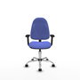 PIQUERAS Y CRESPO Chaise de bureau Algarra bleu clair avec mécanisme Contact permanent