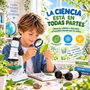 Jugatoys Set d'expériences scientifiques avec microscope et jumelles