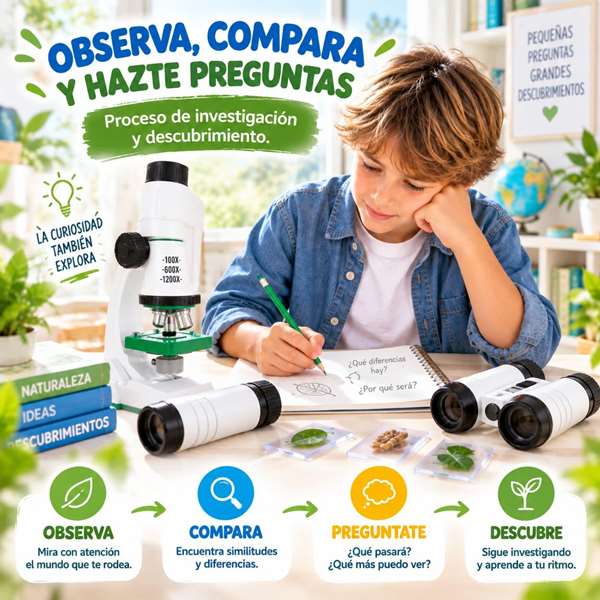Jugatoys Set d'expériences scientifiques avec microscope et jumelles