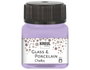 Kreul Peinture verre et porcelaine Glass & Porcelain Chalky mate Lavanda 20ml