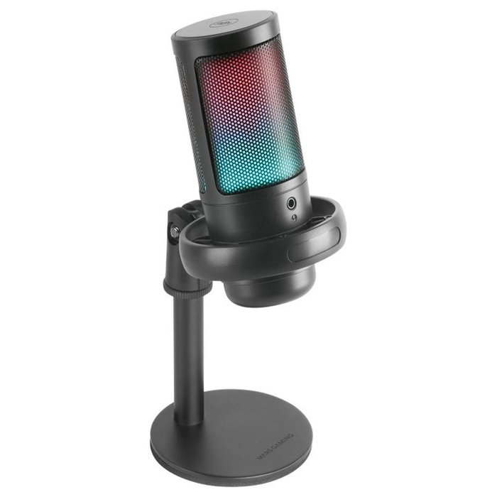 Mars Gaming Mmicse Microphone USB Cardioïde RGB avec sortie casque, compatible PC/Mac/iOS/Android Mars Gaming Mmicse Microphone USB Cardioïde RGB avec sortie casque, compatible PC/Mac/iOS/Android