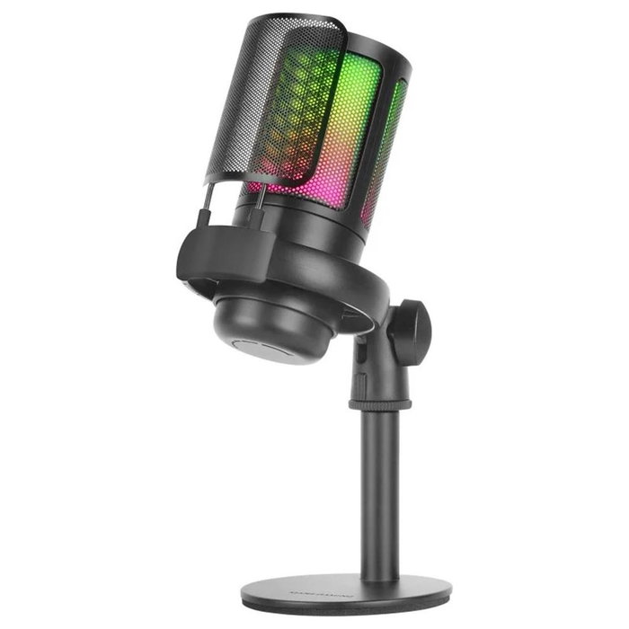 Mars Gaming Mmicse Microphone USB Cardioïde RGB avec sortie casque, compatible PC/Mac/iOS/Android Mars Gaming Mmicse Microphone USB Cardioïde RGB avec sortie casque, compatible PC/Mac/iOS/Android
