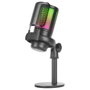 Mars Gaming Mmicse Microphone USB Cardioïde RGB avec sortie casque, compatible PC/Mac/iOS/Android