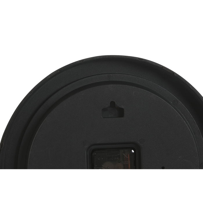 Horloge Murale Home ESPRIT Marron Naturel PVC Bois 30 x 4 x 30 cm (2 Unités)