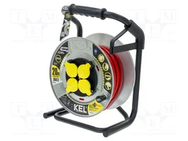 KEL Rallonge réseau HEAVY H05RR-F 20m rouge