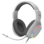Krom Kit Gaming Kenta PC 4-en-1 RGB Blanc – Clavier, Souris, Casque, Tapis
