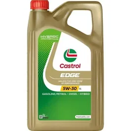 Castrol - Huile Moteur EDGE 5W-30 LL 5 Litres - Huile Synthétique Haute Performance pour Moteur
