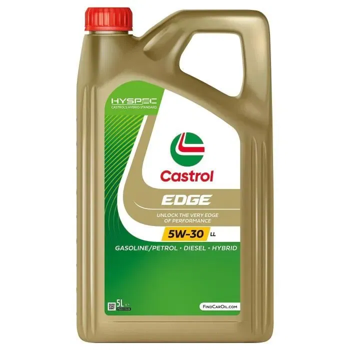 Castrol - Huile Moteur EDGE 5W-30 LL 5 Litres - Huile Synthétique Haute Performance pour Moteur Castrol - Huile Moteur EDGE 5W-30 LL 5 Litres - Huile Synthétique Haute Performance pour Moteur