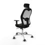 Piqueras y Crespo Chaise de Bureau 1D086G2 Noir