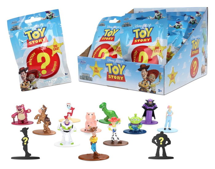 Jada Toys Toy Story Nanofigs figurines mini Blind Box présentoir (24) Jada Toys Toy Story Nanofigs figurines mini Blind Box présentoir (24)