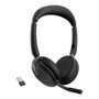 Jabra Evolve2 65 Flex UC Stereo avec socle de chargement