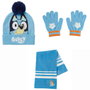 Cerdá Ensemble bonnet, gants et écharpe Bluey Bleu clair