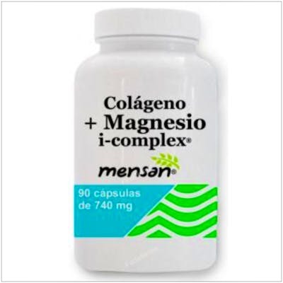 Mensan Réf. Colageno+Magnesio+I-Complex Complément Alimentaire 740 mg 90 Gélules Mensan Réf. Colageno+Magnesio+I-Complex Complément Alimentaire 740 mg 90 Gélules