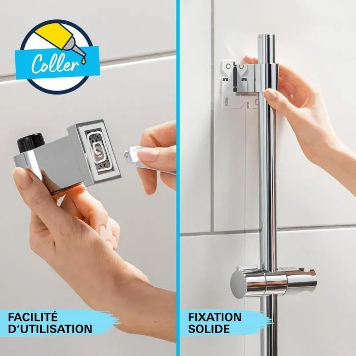 Grohe Vitalio Comfort 110 26397001 - Pommeau de douche main avec 2 jets (Pluie/Stimulant), sélection facile, économie d'eau, anti-calcaire, finition chromée