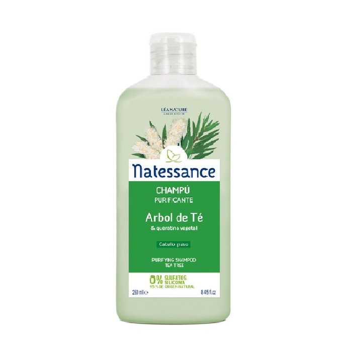 NATESSANCE Shampooing Arbre à Thé Purifiant 250ml NATESSANCE Shampooing Arbre à Thé Purifiant 250ml