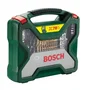 Bosch Coffret Perçage et Vissage X-Line 70 Pièces Titan pour Bois, Métal et Matériaux avec Douilles et Clés