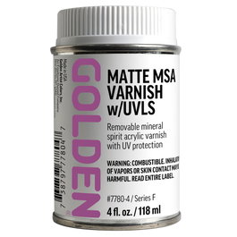 Golden Matte MSA Varnish avec protection UVLS, 118 ml