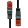 ProXtend Câble Ethernet CAT6 F/UTP LSZH en Cuivre Pur 7m Noir - Câble Réseau Blindé Haute Performance