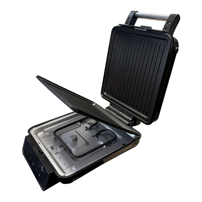 Adler AD3096 Sandwichera 4 en 1 avec écran tactile, inox et noir