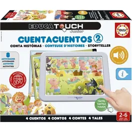 Educa EDUCA Touch Junior Conteuse d'Histoires - Jeu Éducatif avec 4 Contes Classiques et 8 Activités pour Enfants de 2 à 6 Ans