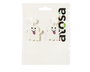 Boucles d'oreilles fantôme blanc Halloween - Pendientes de fantasma - Accessoire déguisement