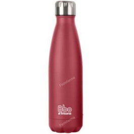 IRISANA Bouteille Isotherme en Acier Inoxydable avec Housse Néoprène Rouge