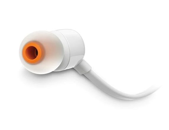 JBL T110 Écouteurs Intra-auriculaires Blanc