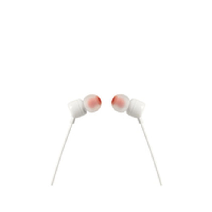 Casques avec Microphone JBL T110 Blanc