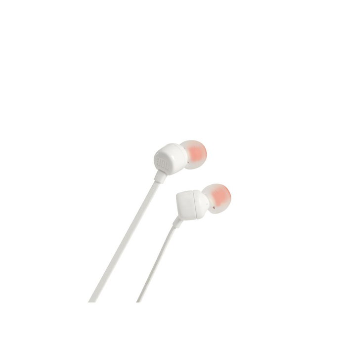 Casques avec Microphone JBL T110 Blanc