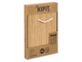 Kipit Pongotodo Panier Bambou Rectangulaire Tissu Noir 60 L 40x50x30 cm (Set de 6)