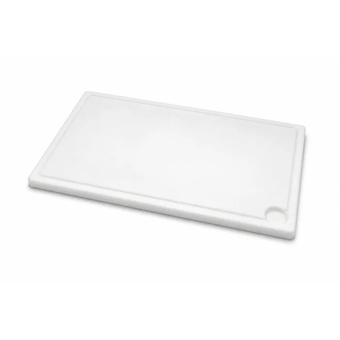 Le Pratique Planche à découper PRO 60 x 40 x 2 cm avec rigole et récupérateur de jus