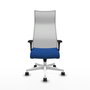 Piqueras y Crespo Chaise de Bureau Albacete Bleu et Blanc