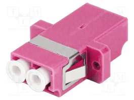 LANBERG Adaptateur fibre optique OM4 duplex LC/UPC violet 50/125µm