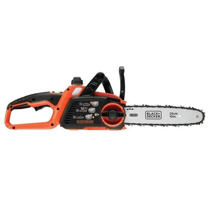 Black + Decker GKC1825LB-XJ Tronçonneuse électrique sans fil 18V avec guide-chaîne 25cm - Sans batterie Black + Decker GKC1825LB-XJ Tronçonneuse électrique sans fil 18V avec guide-chaîne 25cm - Sans batterie