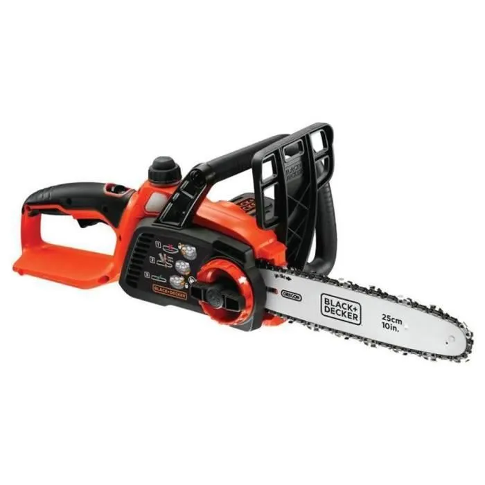 Black + Decker GKC1825LB-XJ Tronçonneuse électrique sans fil 18V avec guide-chaîne 25cm - Sans batterie Black + Decker GKC1825LB-XJ Tronçonneuse électrique sans fil 18V avec guide-chaîne 25cm - Sans batterie