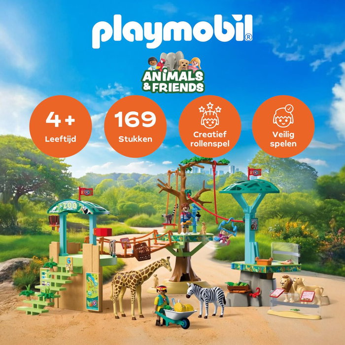 Playmobil My Life Zoo: Parque De Aventuras 72070