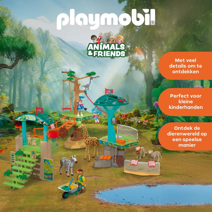 Playmobil My Life Zoo: Parque De Aventuras 72070