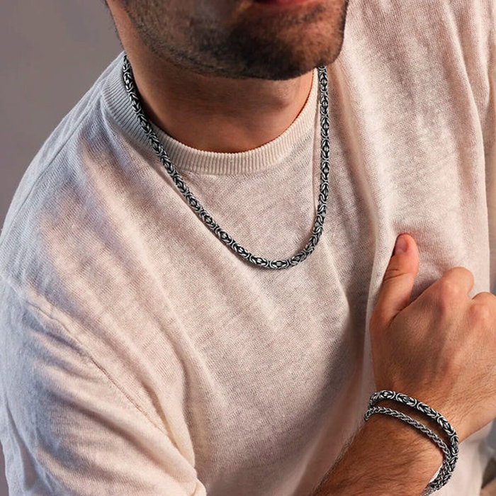 Collier Homme Albert M. WSOX00600.S Argenté