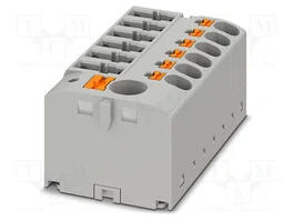 PHOENIX CONTACT PTFIX 6/6X2.5-TG Connecteur pour rail 20A 400V