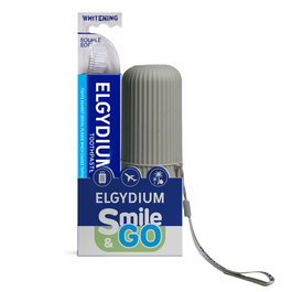 Elgydium Coffret Soin Anti-Plaque - Dentifrice 75 ml + Brosse à dents Blanchissante S