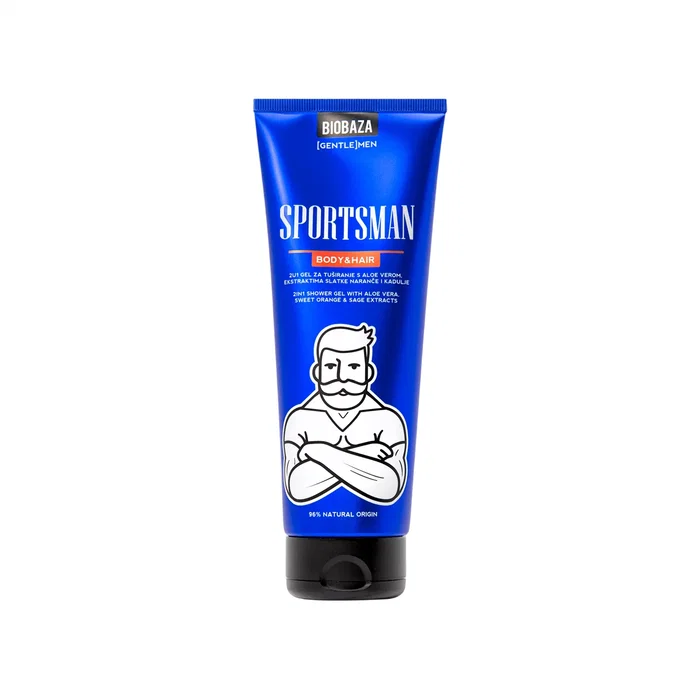 Biobaza Sportsman Gel douche & shampooing 2 en 1 Citrus & Aromatic 220 ml Biobaza Sportsman Gel douche & shampooing 2 en 1 Citrus & Aromatic 220 ml