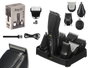 ARGON Set Cortapelo 12 Accesorios avec Support Noir 600mAh USB Type-C