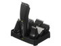ARGON Set Cortapelo 12 Accesorios avec Support Noir 600mAh USB Type-C