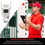 Kyf KYF Caméra Extérieure Wi-Fi PTZ Rotative avec Doubles Capteurs 3MP et Sirène Intégrée