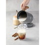 Domo DO745MF Mousseur à lait Gris et bois, 500 W, 150 ml