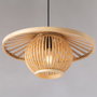 Lampe à suspension Pembroke Pines en rotin