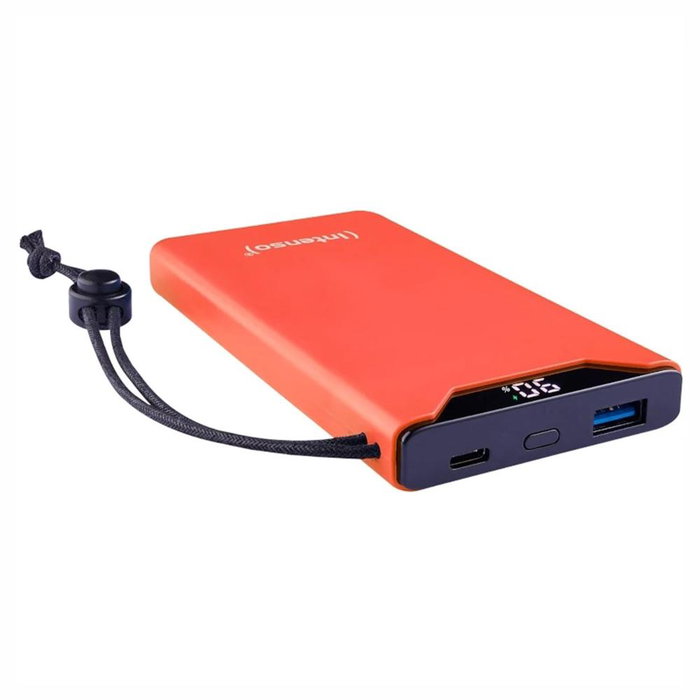 Intenso F10000 Powerbank 10000 mAh Orange avec USB-A, USB-C PD et Charge Rapide