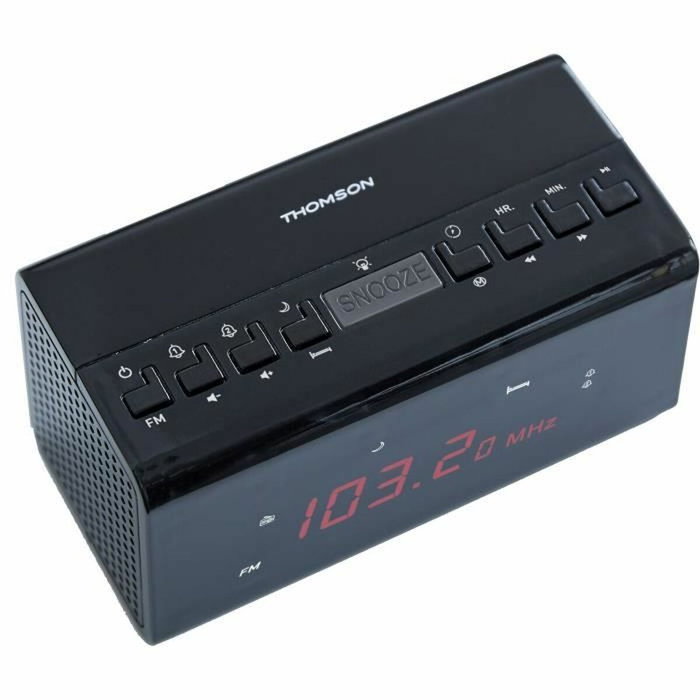 Thomson CR50 Radio Réveil Noir Thomson CR50 Radio Réveil Noir