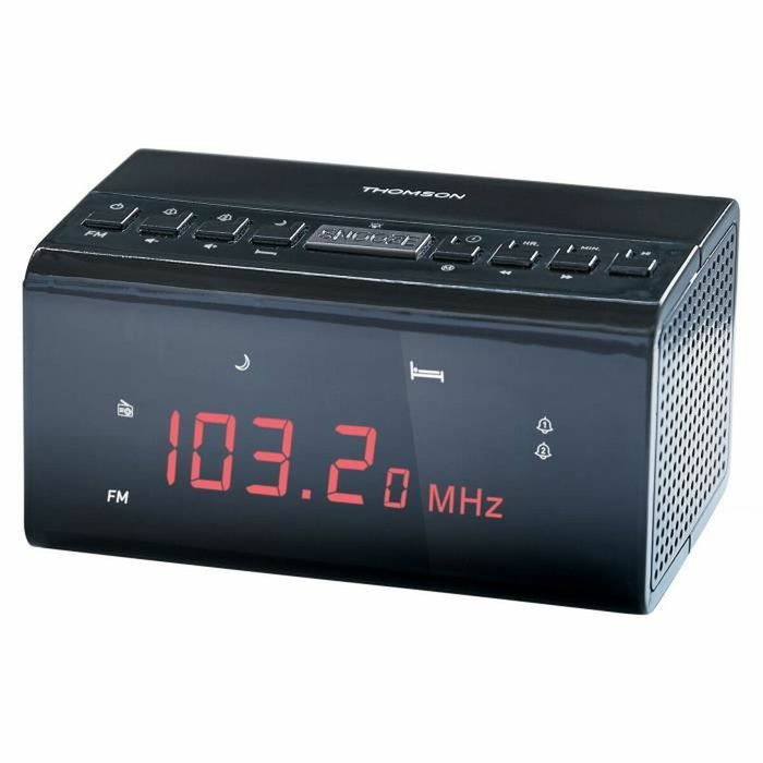Thomson CR50 Radio Réveil Noir Thomson CR50 Radio Réveil Noir